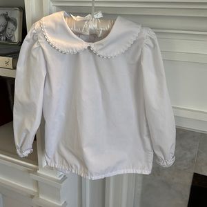 TBBC Scalloped Peter Pan Blouse